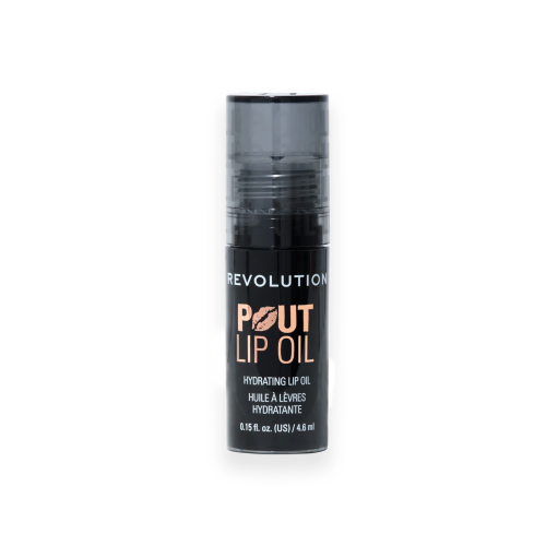 Makeup Revolution - Lippenöl Pout Lip - Midnight Black