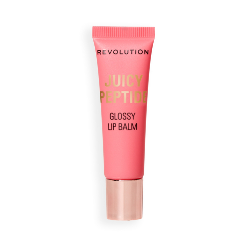 Makeup Revolution - Lipgloss-Balsam Juicy Peptide - Shimmer Mai Tai Pink