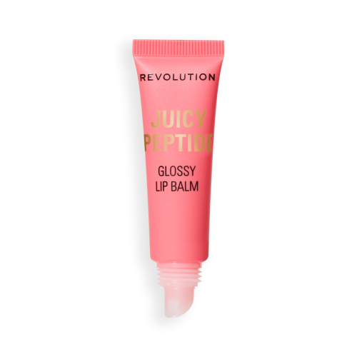 Makeup Revolution - Lipgloss-Balsam Juicy Peptide - Shimmer Mai Tai Pink