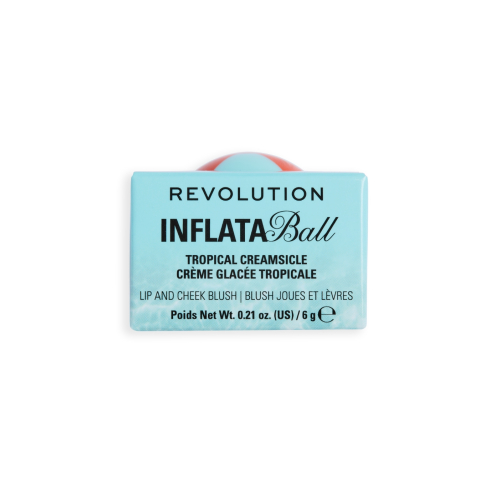 Makeup Revolution - *Poolside* - Lippen- und Wangenbalsam Inflata Ball - Tropical Creamsicle