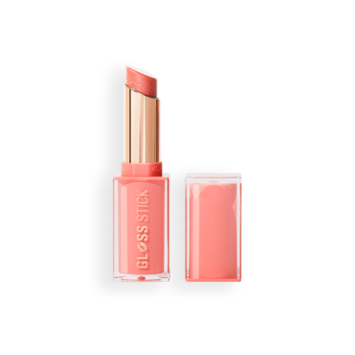 Makeup Revolution - Lippenstift Pout Lip Gloss Stick - Shimmer Peach Sorbet Nude