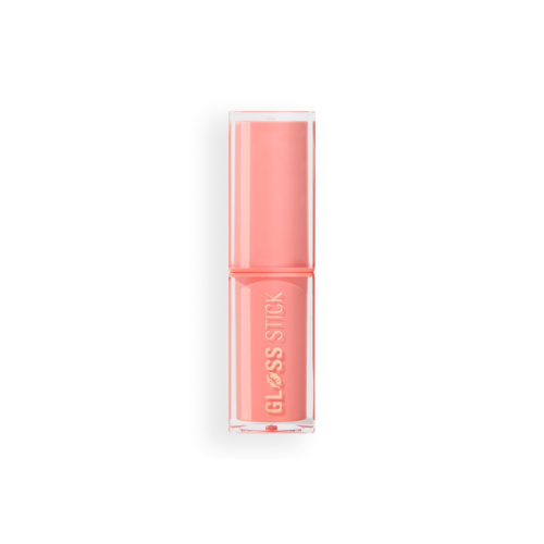 Makeup Revolution - Lippenstift Pout Lip Gloss Stick - Shimmer Peach Sorbet Nude