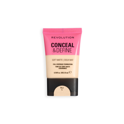 Makeup Revolution - Foundation Conceal & Define Soft Matte - F0.2N