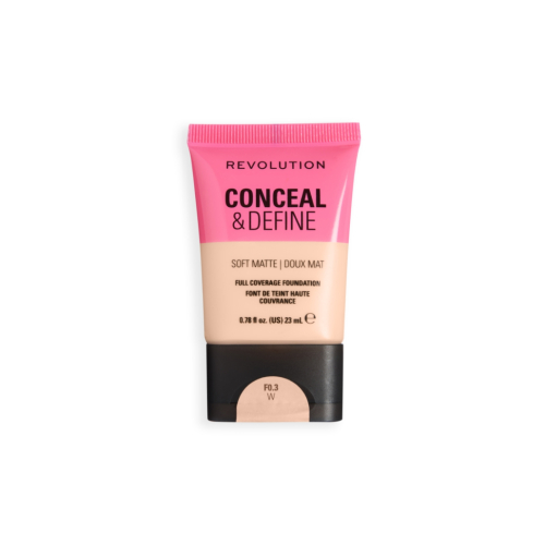 Makeup Revolution - Foundation Conceal & Define Soft Matte - F0.3W