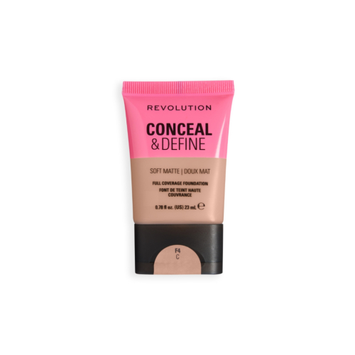 Makeup Revolution - Foundation Conceal & Define Soft Matte - F4C