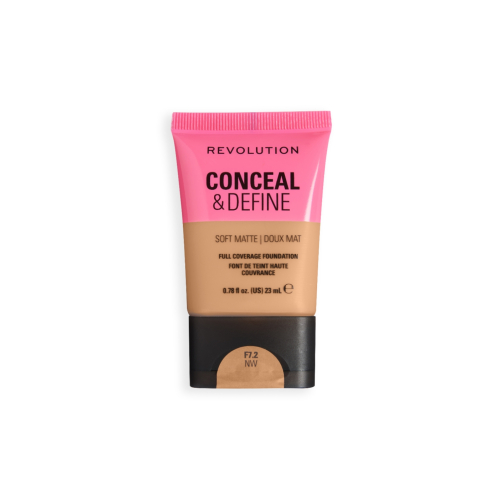 Makeup Revolution - Foundation Conceal & Define Soft Matte - F7.2NW
