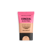 Makeup Revolution - Foundation Conceal & Define Soft Matte - F8C