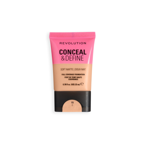 Makeup Revolution - Foundation Conceal & Define Soft Matte - F8C