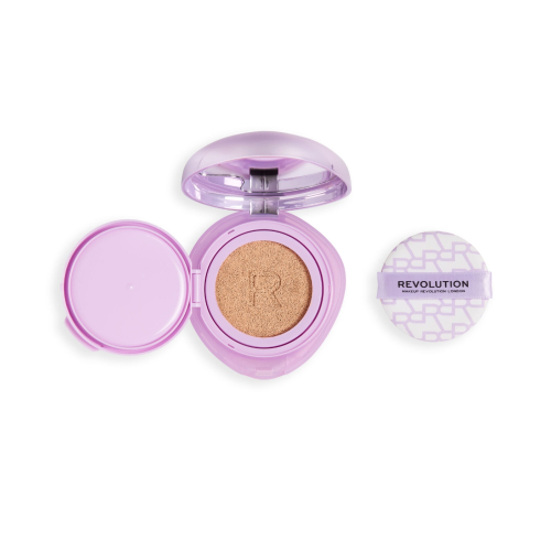 Makeup Revolution - Cushion Foundation Superdewy - Fair Warm