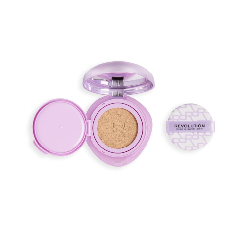 Makeup Revolution - Cushion Foundation Superdewy - Light Neutral Warm