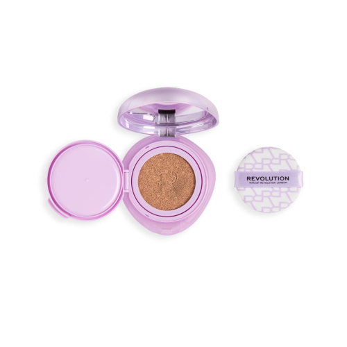 Makeup Revolution - Cushion Foundation Superdewy - Medium Tan Cool