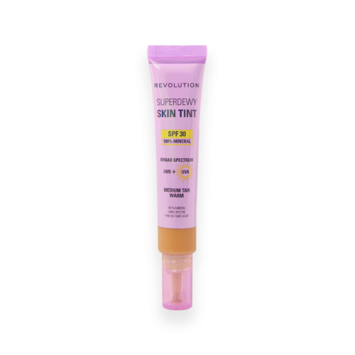 Makeup Revolution - Foundation Superdewy Skin Tint SPF30 - Medium Tan Warm