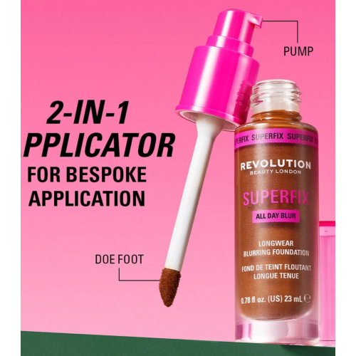 Makeup Revolution - Makeup Foundation Superfix 16H Blur - F7NC