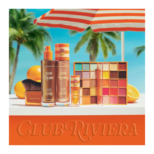 Makeup Revolution - *Club Riviera* - Lippenöl Spritz Kiss Orange