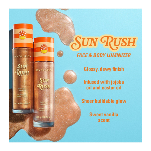 Makeup Revolution - *Club Riviera* - Body Highlighter Sun Rush - Caramel Bronze