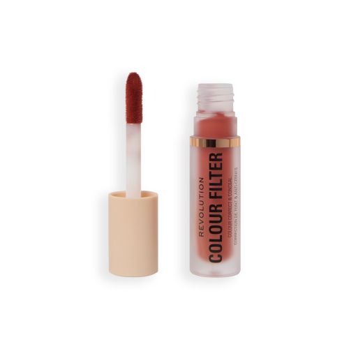 Makeup Revolution - Flüssiger Concealer Colour Filter - Cinnamon