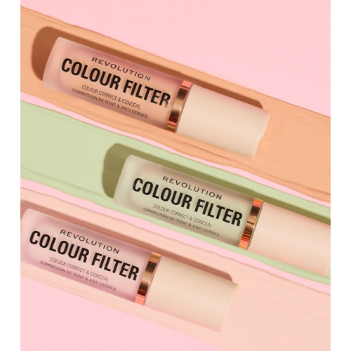 Makeup Revolution - Flüssiger Concealer Colour Filter - Peach