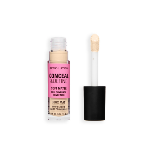Makeup Revolution - Flüssiger Concealer Conceal & Define Soft Matte - C0.2N