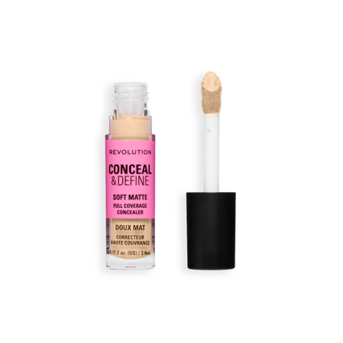 Makeup Revolution - Flüssiger Concealer Conceal & Define Soft Matte - C0.3W