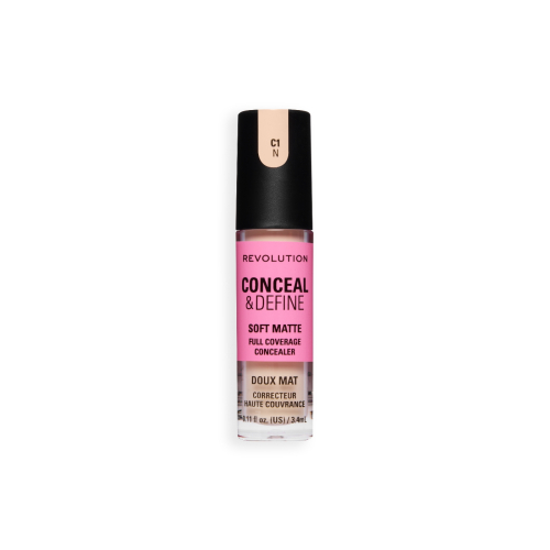Makeup Revolution - Flüssiger Concealer Conceal & Define Soft Matte - C1N