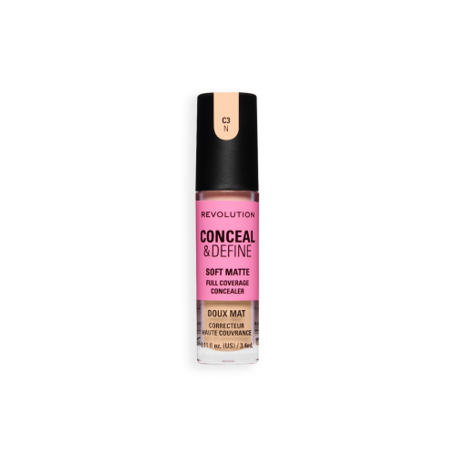 Makeup Revolution - Flüssiger Concealer Conceal & Define Soft Matte - C3N