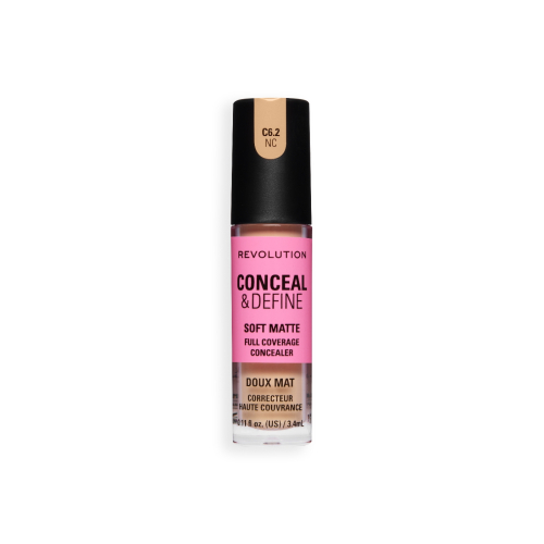 Makeup Revolution - Flüssiger Concealer Conceal & Define Soft Matte - C6.2NC