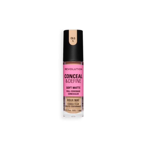 Makeup Revolution - Flüssiger Concealer Conceal & Define Soft Matte - C6.5N