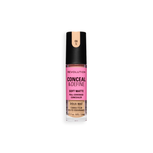 Makeup Revolution - Flüssiger Concealer Conceal & Define Soft Matte - C6N