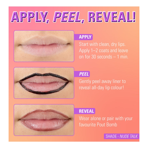 Makeup Revolution - Lippenkonturenstift Lip Shift Ink Peel Off - Hunny Kiss