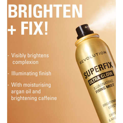 Makeup Revolution - Make-up-Fixierer-Spray Superfix Ultra Glow