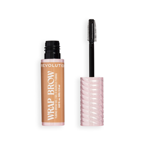 Makeup Revolution - Augenbrauengel Wrap Brow - Cool Medium Brown