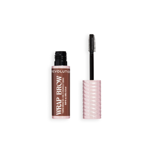 Makeup Revolution - Augenbrauengel Wrap Brow - Dark Brown