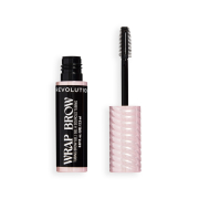Makeup Revolution - Augenbrauengel Wrap Brow - Ebony Black