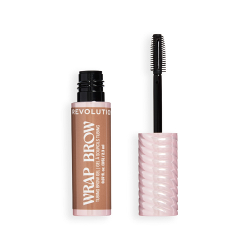 Makeup Revolution - Augenbrauengel Wrap Brow - Warm Medium Brown