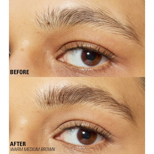 Makeup Revolution - Augenbrauengel Wrap Brow - Warm Medium Brown