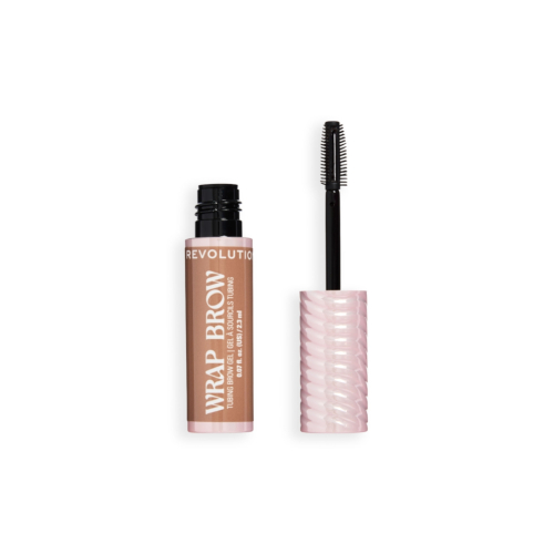 Makeup Revolution - Augenbrauengel Wrap Brow - Warm Medium Brown