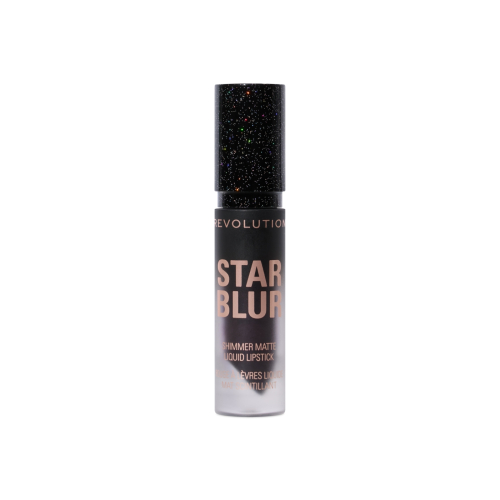 Makeup Revolution – Matter flüssiger Lippenstift mit Schimmer Star Blur – Midnight Eclipse