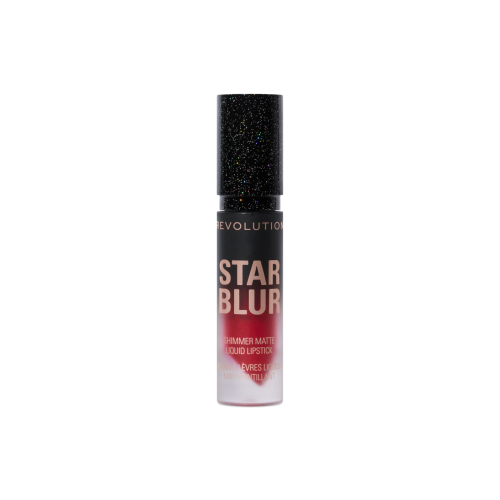 Makeup Revolution – Matter flüssiger Lippenstift mit Schimmer Star Blur – Scarlet Ruby