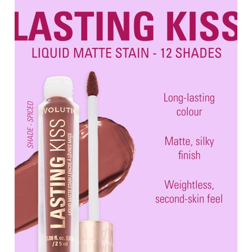 Makeup Revolution - Matter Flüssig-Lippenstift Lasting Kiss - Cupid Red