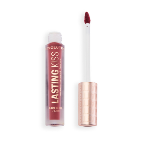 Makeup Revolution  - Matter Flüssig-Lippenstift Lasting Kiss - Plum Pink