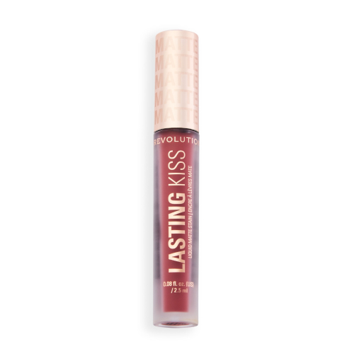 Makeup Revolution  - Matter Flüssig-Lippenstift Lasting Kiss - Plum Pink