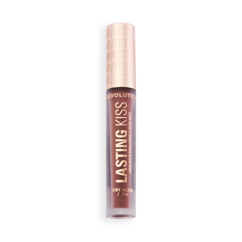 Makeup Revolution - Matter Flüssig-Lippenstift Lasting Kiss - Spiced Brown