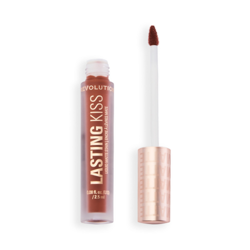 Makeup Revolution - Matter Flüssig-Lippenstift Lasting Kiss - Suede Nude