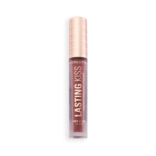 Makeup Revolution - Matter Flüssig-Lippenstift Lasting Kiss - Sultry Mauve