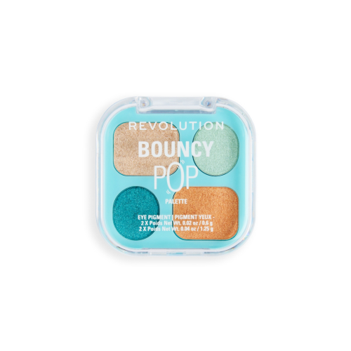Makeup Revolution - *Poolside* - Mini-Lidschattenpalette Bouncy Pop - Aqua Splash