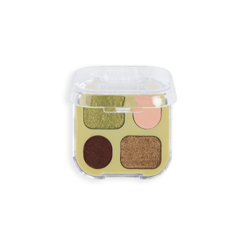 Makeup Revolution - Mini-Lidschattenpalette Bouncy Pop - Evergreen