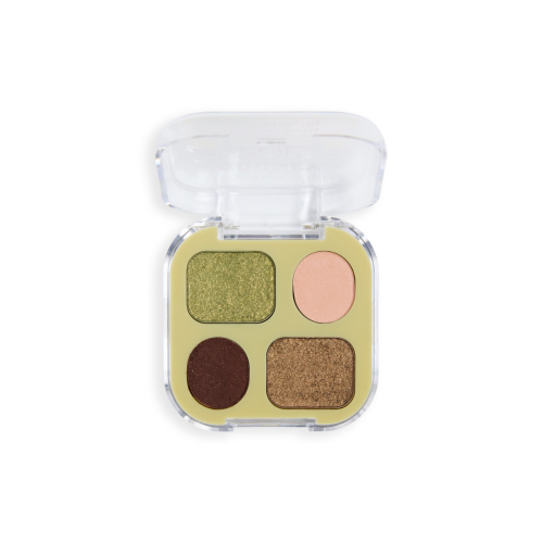Makeup Revolution - Mini-Lidschattenpalette Bouncy Pop - Evergreen