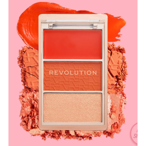 Makeup Revolution - Blush-Palette Icon Blush - Tangerine Tease