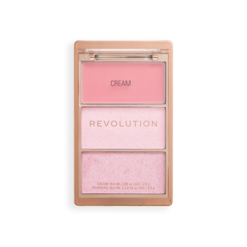 Makeup Revolution - Highlight Icon Highlighter-Palette - Pink Posse