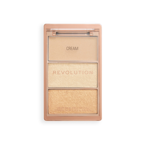 Makeup Revolution - Highlight Icon Highlighter-Palette - Rosy Gold Glow